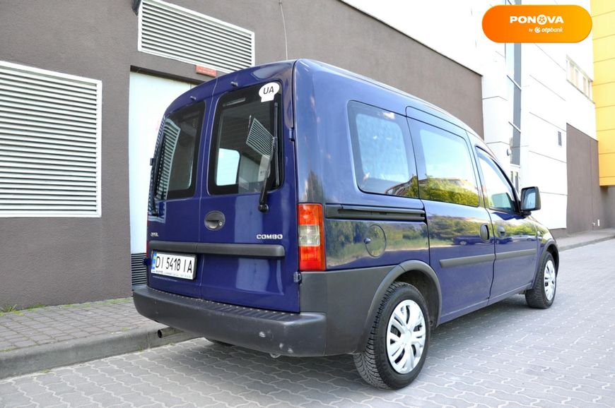 Opel Combo, 2004, Газ пропан-бутан / Бензин, 1.6 л., 320 тис. км, Мінівен, Синій, Львів 46228 фото