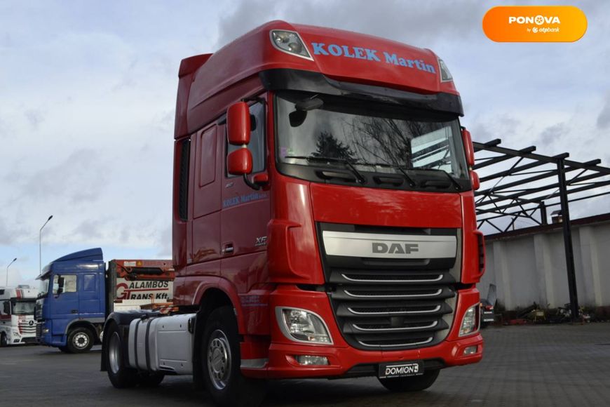 DAF XF, 2016, Дизель, 12.9 л., 803 тис. км, Тягач, Червоний, Хуст 45247 фото