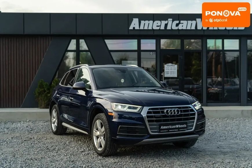Audi Q5, 2018 г., Бензин, 141 тыс. км, Внедорожник / Кроссовер, Синий, Черновцы AT-10404086 фото