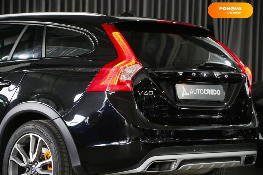 Volvo V60 Cross Country, 2016, Бензин, 2 л., 166 тис. км, Універсал, Чорний, Київ 46174 фото