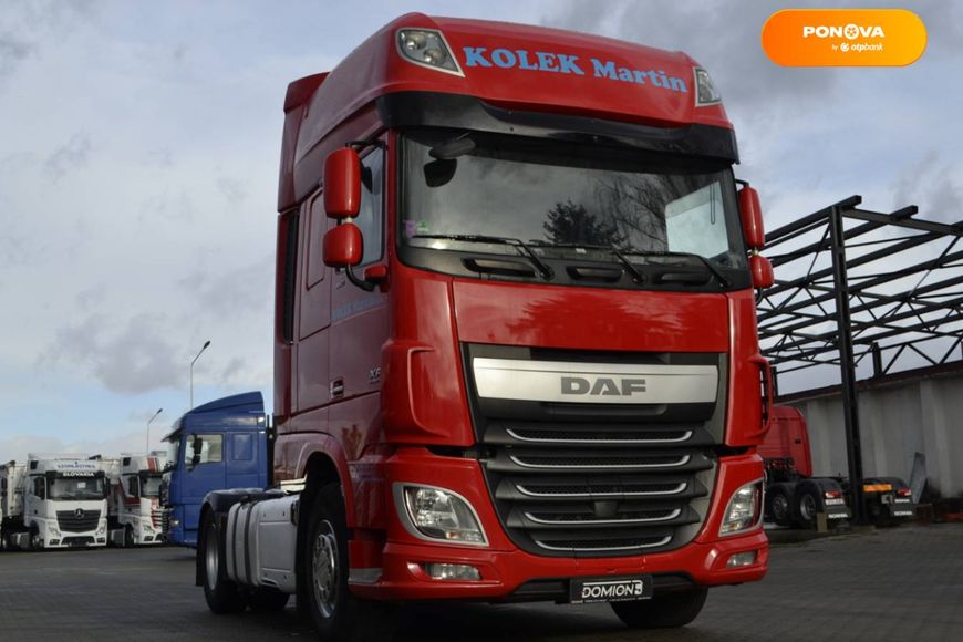 DAF XF, 2016, Дизель, 12.9 л., 803 тис. км, Тягач, Червоний, Хуст 45247 фото