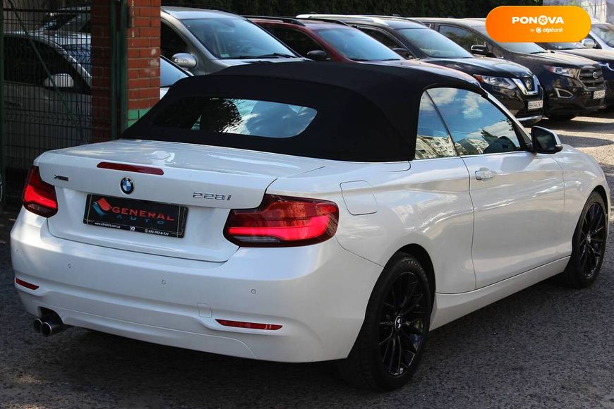 BMW 2 Series, 2015, Бензин, 2 л., 43 тыс. км, Кабриолет, Белый, Одесса 17016 фото