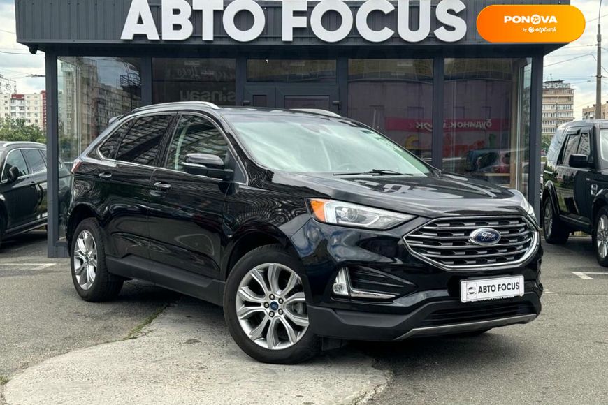 Ford Edge, 2018, Бензин, 2 л., 77 тис. км, Позашляховик / Кросовер, Чорний, Київ 103736 фото