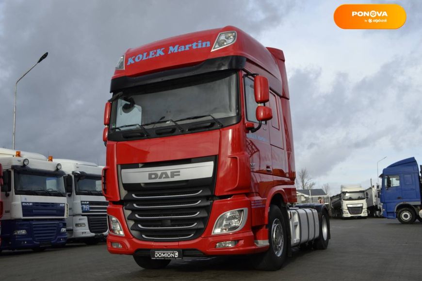 DAF XF, 2016, Дизель, 12.9 л., 803 тис. км, Тягач, Червоний, Хуст 45247 фото