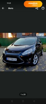 Ford Grand C-Max, 2012, Дизель, 1.6 л., 235 тис. км, Мінівен, Чорний, Вінниця Cars-Pr-243456 фото