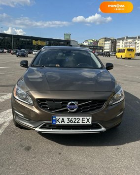 Volvo V60 Cross Country, 2015, Бензин, 2.5 л., 96 тис. км, Універсал, Коричневий, Київ Cars-Pr-169493 фото