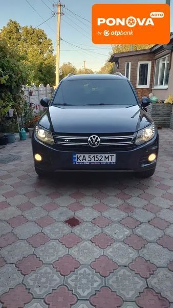 Volkswagen Tiguan, 2014 р., Бензин, 125 тис. км, Позашляховик / Кросовер, Чорний, Пирятин AT-10406324 фото