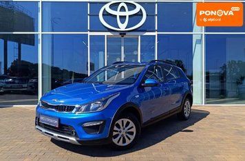 Kia Rio X-Line, 2019 р., Бензин, 141 тис. км, Позашляховик / Кросовер, Синій, Чубинське AT-10421747 фото