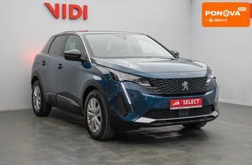 Peugeot 3008, 2022 р., Дизель, 32 тис. км, Позашляховик / Кросовер, Синій, Софіївська Борщагівка AT-10420876 фото