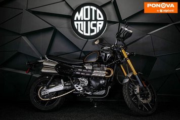 Triumph Scrambler, 2022, Бензин, 1200 см³, 1 тис. км, Мотоцикл Багатоцільовий (All-round), Чорний, Київ moto-37622 фото