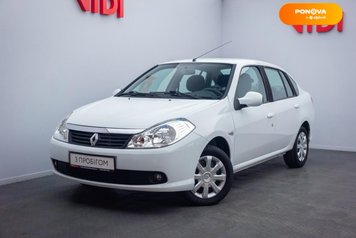 Renault Symbol, 2012, Бензин, 1.4 л., 106 тис. км, Седан, Білий, Київ 251086 фото