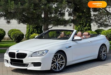 BMW 6 Series, 2012, Бензин, 2.98 л., 78 тыс. км, Кабриолет, Белый, Одесса 99525 фото