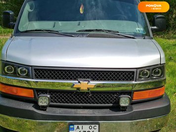 Chevrolet Express, 2014, Газ пропан-бутан / Бензин, 6 л., 217 тис. км, Мінівен, Сірий, Київ Cars-Pr-241985 фото