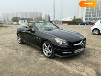 Mercedes-Benz SLK-Class, 2012, Бензин, 1.8 л., 117 тис. км, Родстер, Чорний, Одеса Cars-Pr-146257 фото