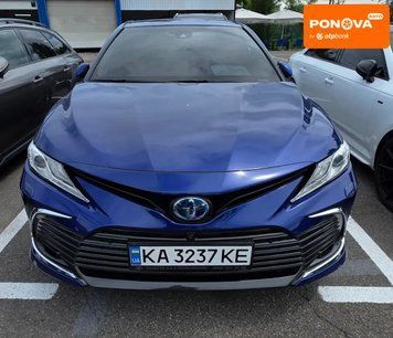 Toyota Camry, 2021 р., Гібрид (HEV), 82 тис. км, Седан, Синій, Софіївська Борщагівка AT-10419958 фото