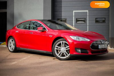 Tesla Model S, 2014, Електро, 255 тис. км, Ліфтбек, Червоний, Київ 46191 фото