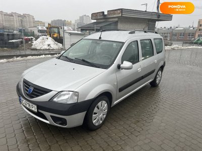 Dacia Logan, 2007, Бензин, 1.4 л., 255 тис. км, Седан, Сірий, Львів 5814 фото