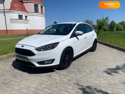 Ford Focus, 2016, Бензин, 123 тис. км, Хетчбек, Білий, Львів 44371 фото
