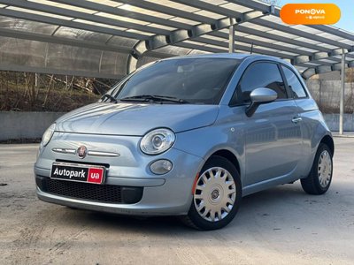 Fiat 500, 2013, Бензин, 1.4 л., 123 тис. км, Хетчбек, Синій, Київ 31799 фото