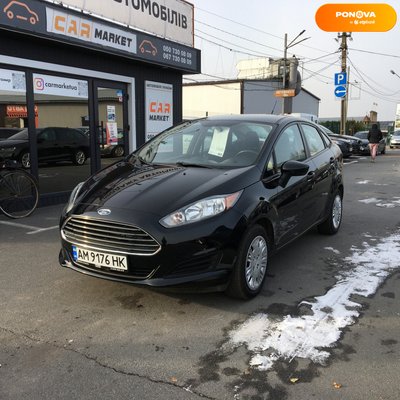 Ford Fiesta, 2014, Бензин, 1.6 л., 183 тыс. км, Седан, Чорный, Житомир 4905 фото