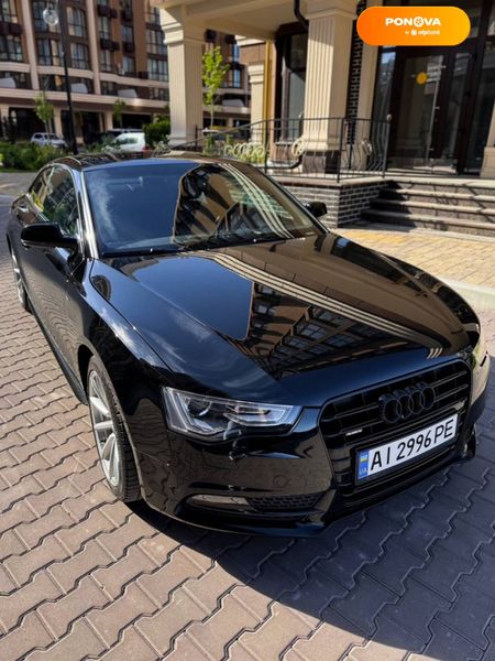 Audi A5, 2015, Бензин, 1.98 л., 128 тис. км, Купе, Чорний, Київ Cars-Pr-61734 фото