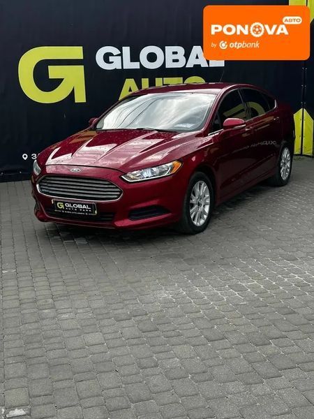 Ford Fusion, 2015 р., Бензин, 150 тис. км, Седан, Червоний, Львів AT-10403043 фото