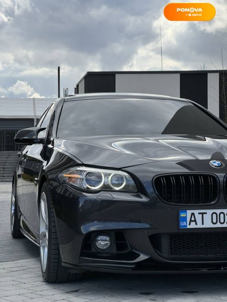 BMW 5 Series, 2014, Бензин, 3 л., 170 тис. км, Седан, Сірий, Івано-Франківськ Cars-Pr-67177 фото