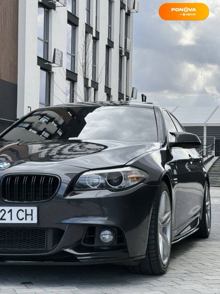 BMW 5 Series, 2014, Бензин, 3 л., 170 тис. км, Седан, Сірий, Івано-Франківськ Cars-Pr-67177 фото