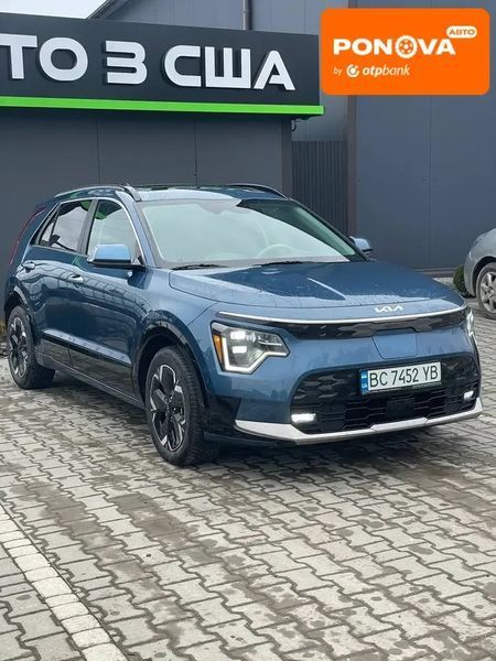 Kia Niro, 2023 р., Електро, 30 тис. км, Позашляховик / Кросовер, Синій, Львів AT-10407797 фото