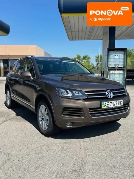 Volkswagen Touareg, 2014 р., Дизель, 281 тис. км, Позашляховик / Кросовер, Коричневий, Дніпро (Дніпропетровськ) AT-10417178 фото