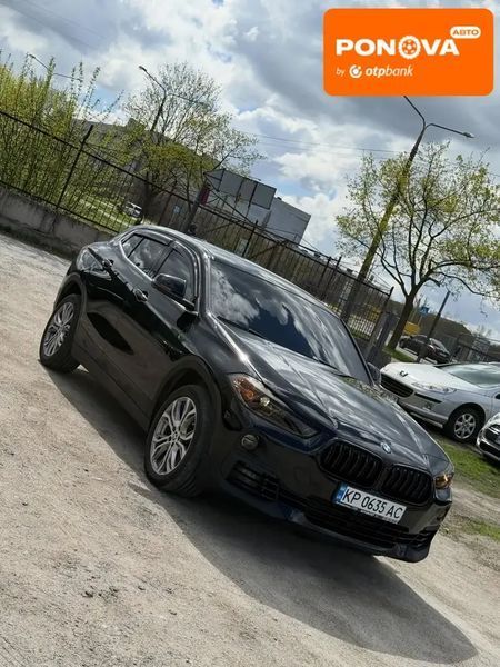 BMW X2, 2018 р., Бензин, 202 тис. км, Позашляховик / Кросовер, Чорний, Запоріжжя AT-10414828 фото