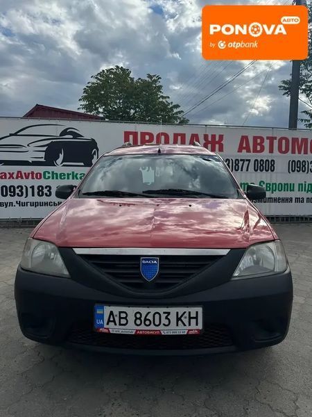 Dacia Logan, 2008 р., Газ пропан-бутан / Бензин, 200 тис. км, Універсал, Червоний, Черкаси AT-10418378 фото