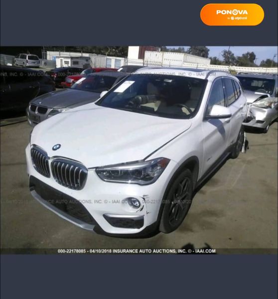 BMW X1, 2016, Бензин, 2 л., 54 тис. км, Позашляховик / Кросовер, Білий, Суми 44047 фото