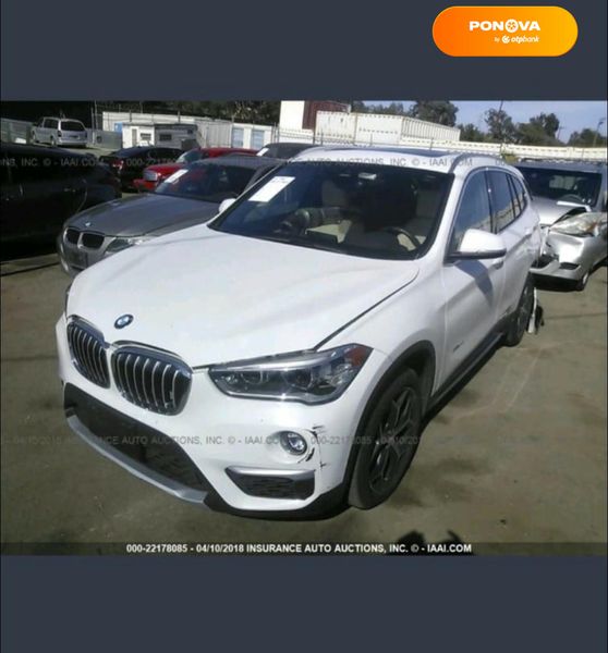 BMW X1, 2016, Бензин, 2 л., 54 тис. км, Позашляховик / Кросовер, Білий, Суми 107149 фото