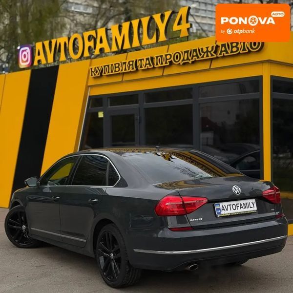Volkswagen Passat, 2016 р., Бензин, 122 тис. км, Седан, Сірий, Київ AT-10417993 фото