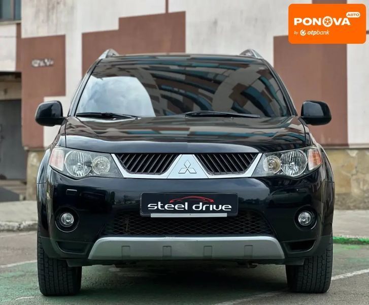 Mitsubishi Outlander, 2008 р., Газ пропан-бутан / Бензин, 158 тис. км, Позашляховик / Кросовер, Чорний, Миколаїв AT-10415590 фото