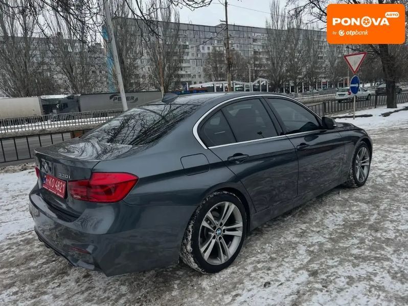 BMW 3 Series, 2017 р., Бензин, 89 тис. км, Седан, Сірий, Дніпро (Дніпропетровськ) AT-10408243 фото