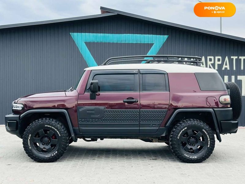 Toyota FJ Cruiser, 2006, Газ пропан-бутан / Бензин, 4 л., 160 тыс. км, Внедорожник / Кроссовер, Красный, Мукачево 33576 фото