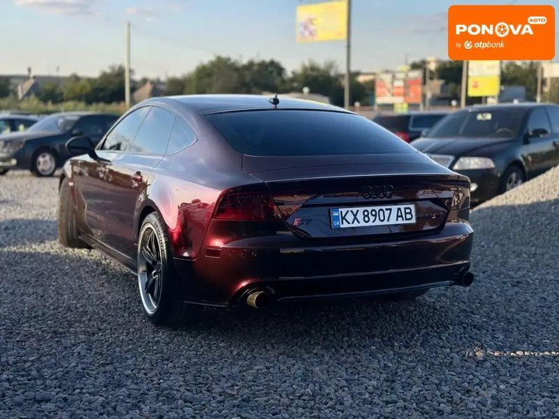 Audi A7 Sportback, 2013 р., Бензин, 149 тис. км, Ліфтбек, Червоний, Пісочин AT-10399763 фото
