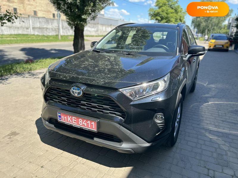 Toyota RAV4, 2021, Гібрид (HEV), 2.49 л., 144 тис. км, Позашляховик / Кросовер, Чорний, Київ 111119 фото