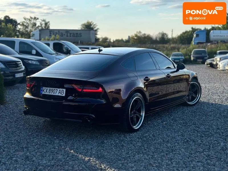 Audi A7 Sportback, 2013 р., Бензин, 149 тис. км, Ліфтбек, Червоний, Пісочин AT-10399763 фото