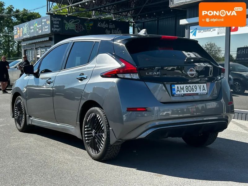 Nissan Leaf, 2023 р., Електро, 37 тис. км, Хетчбек, Сірий, Житомир AT-10417556 фото