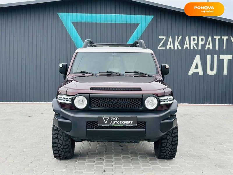 Toyota FJ Cruiser, 2006, Газ пропан-бутан / Бензин, 4 л., 160 тыс. км, Внедорожник / Кроссовер, Красный, Мукачево 33576 фото