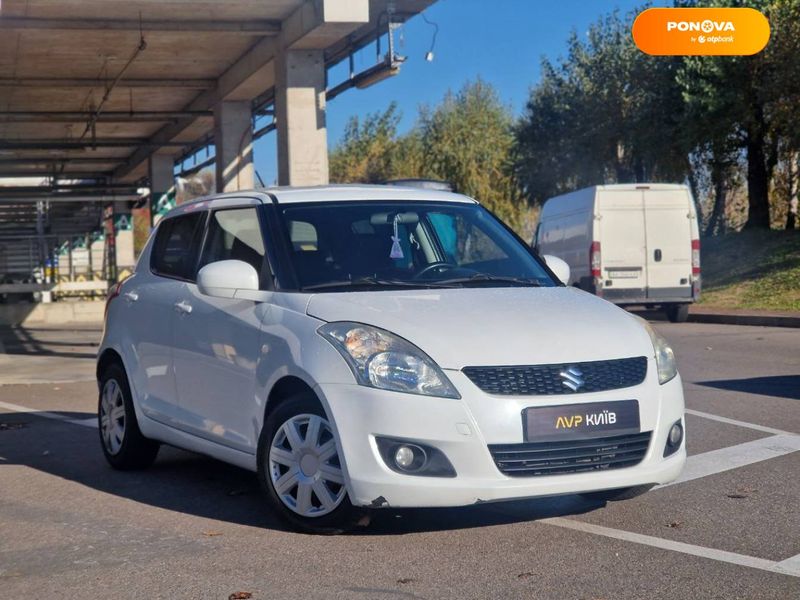 Suzuki Swift, 2011, Дизель, 1.25 л., 242 тис. км, Хетчбек, Білий, Київ 1055 фото