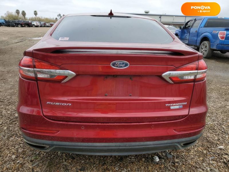 Ford Fusion, 2019, Бензин, 2 л., 140 тис. км, Седан, Червоний, Мукачево Cars-EU-US-KR-41388 фото