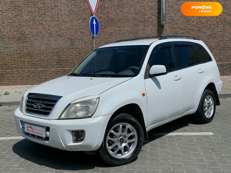 Chery Tiggo, 2008, Газ пропан-бутан / Бензин, 2.4 л., 191 тис. км, Позашляховик / Кросовер, Білий, Одеса 47497 фото