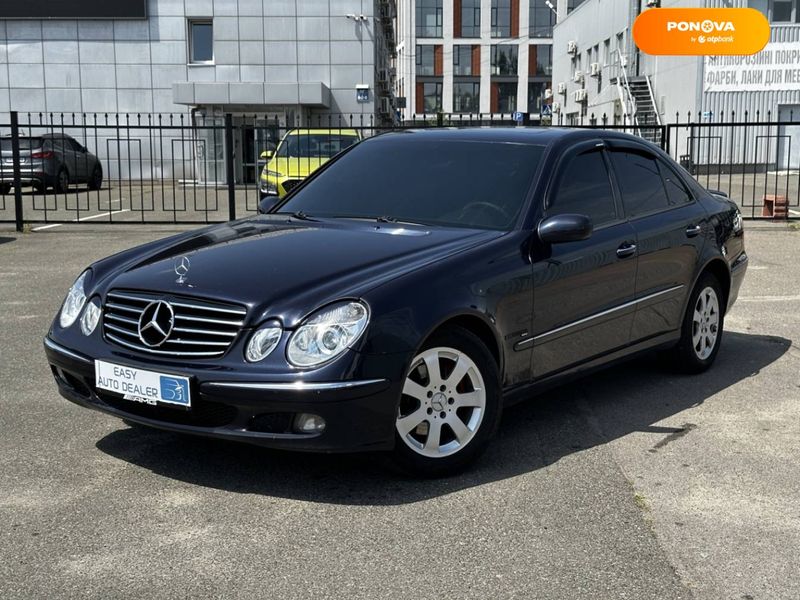 Mercedes-Benz E-Class, 2002, Газ пропан-бутан / Бензин, 2.6 л., 404 тис. км, Седан, Синій, Київ 107544 фото