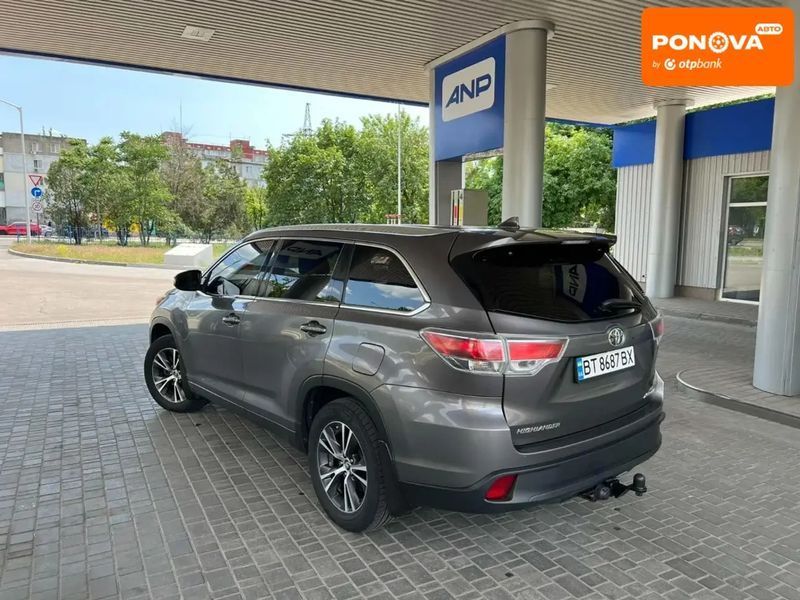 Toyota Highlander, 2016 г., Газ пропан-бутан / Бензин, 136 тыс. км, Внедорожник / Кроссовер, Серый, Николаев AT-10403308 фото