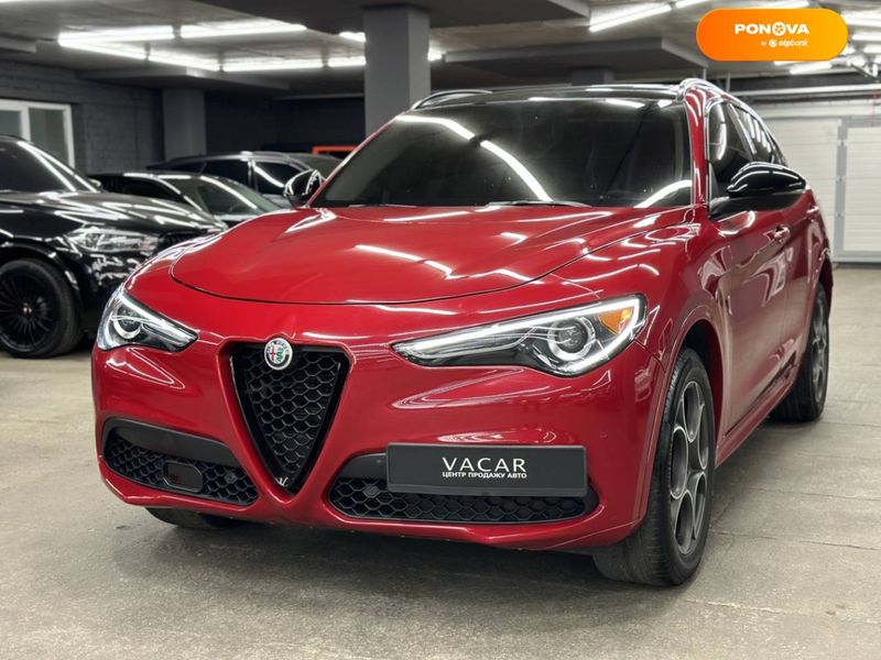 Alfa Romeo Stelvio, 2018, Бензин, 2 л., 144 тис. км, Позашляховик / Кросовер, Червоний, Харків 40832 фото