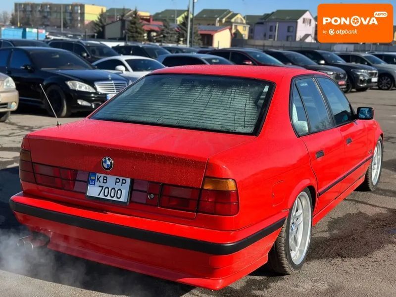 BMW 5 Series, 1994 г., Бензин, 400 тыс. км, Седан, Красный, Винница AT-10412377 фото